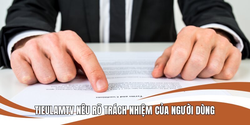 Tieulamtv nêu rõ trách nhiệm của người dùng