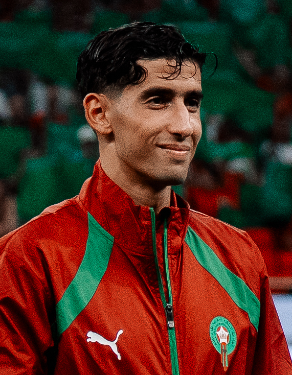 Nayef Aguerd cùng đội tuyển Morocco Nayef Aguerd khoác áo đội tuyển Morocco