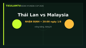Nhận định Thái Lan vs Malaysia - TieulamTV