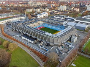Toàn cảnh Eleda Stadion, sân đấu gắn với Malmö FF