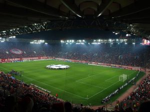 Toàn cảnh Georgios Karaiskakis Stadium, sân đấu gắn với Olympiacos