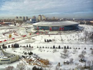 Toàn cảnh Donbas Arena, biểu tượng lịch sử của câu lạc bộ, sân đấu gắn với Shakhtar Donetsk