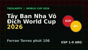Tây Ban Nha sau chung kết World Cup 2026 vô địch sau khi thắng Argentina