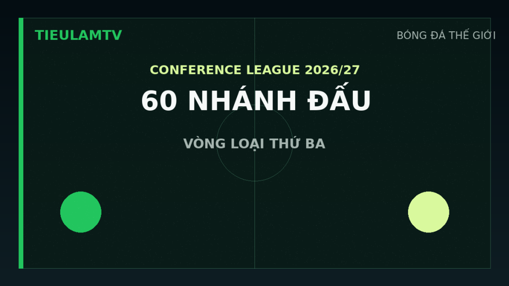 Sáu mươi câu lạc bộ hoặc cặp đấu vòng loại thứ ba Conference League