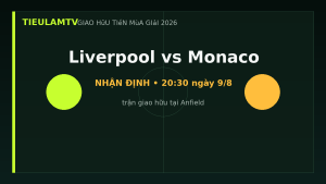 Nhận định Liverpool vs Monaco - TieulamTV