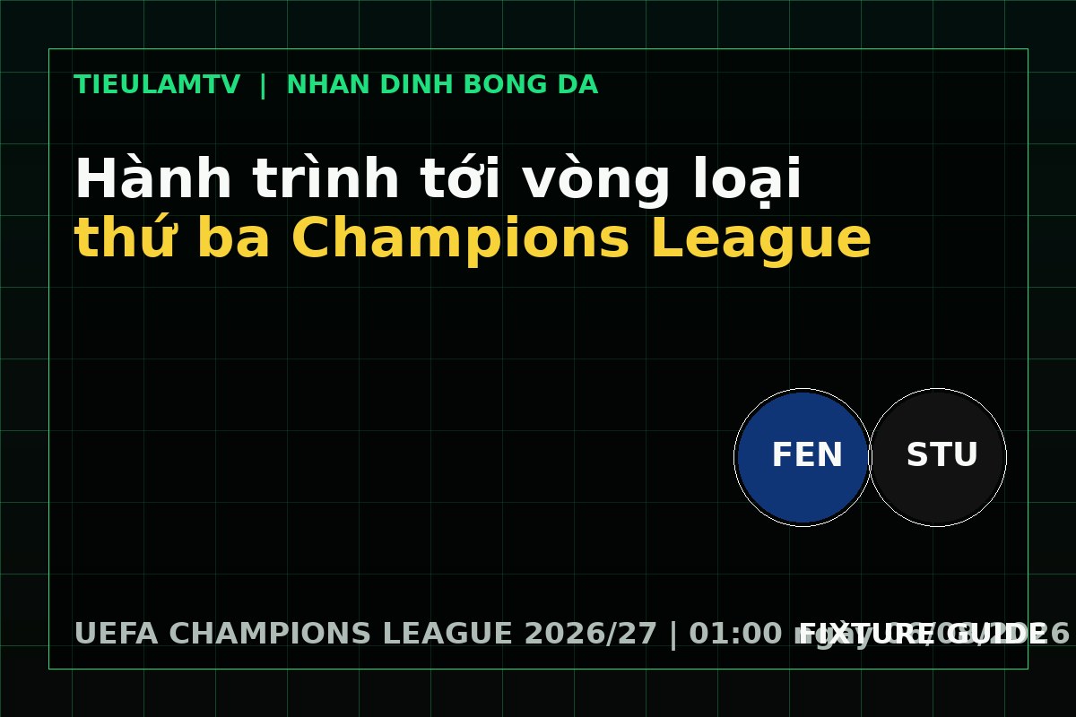 Hành trình tới vòng loại thứ ba Champions League - phân tích trận đấu