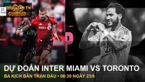 Ảnh cầu thủ Inter Miami CF và Toronto FC từ nguồn câu lạc bộ chính thức