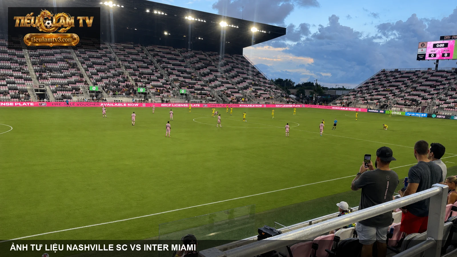 Ảnh tư liệu trận Nashville SC gặp Inter Miami năm 2023