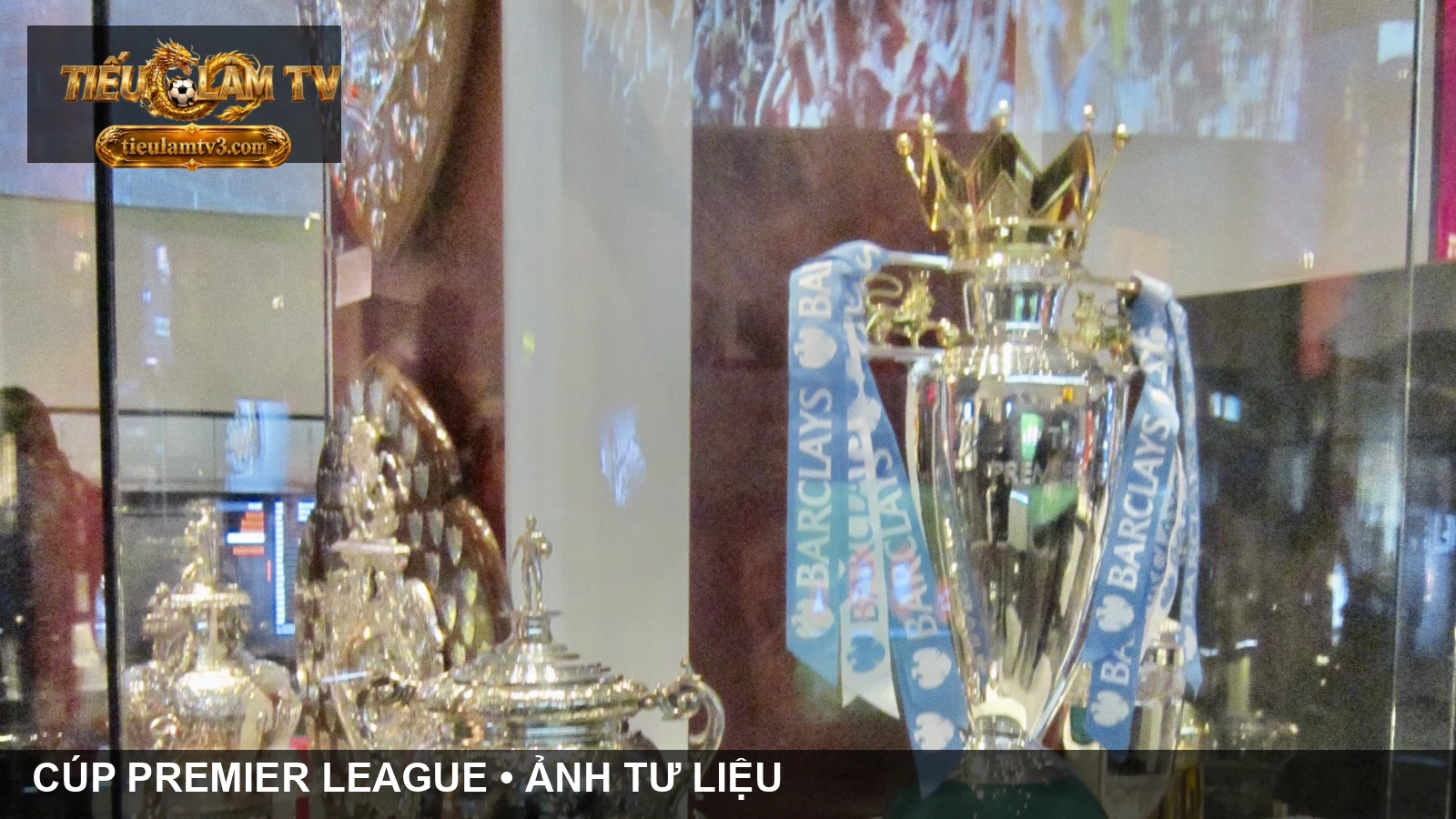 Cúp Premier League trong ảnh tư liệu