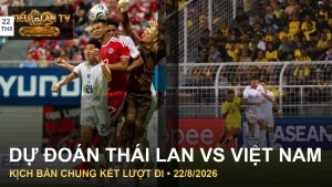 Ảnh ghép tuyển Thái Lan và tuyển Việt Nam từ các trận bán kết lượt đi ASEAN Hyundai Cup 2026