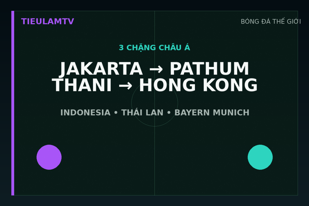 Hành trình Aston Villa qua Jakarta Pathum Thani và Hong Kong