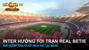 Inter tập luyện trước trận Real Betis tại Bari