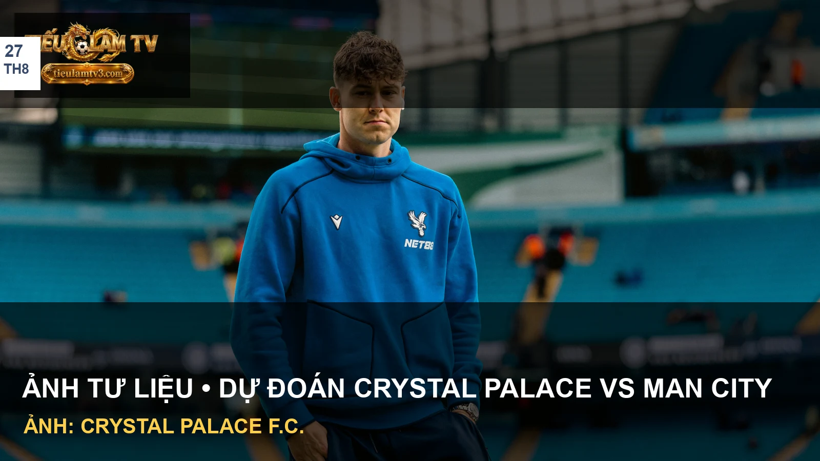 Pha bóng của Crystal Palace và Manchester City trong ảnh tư liệu