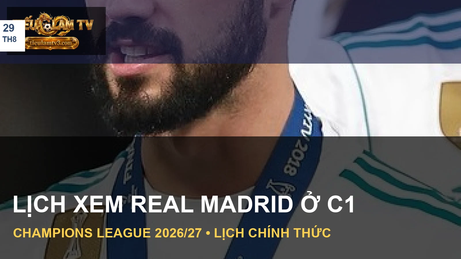 Hình ảnh Real Madrid trong nội dung lịch C1