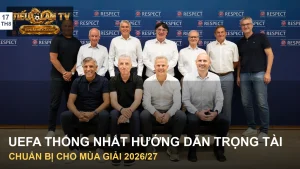 Cuộc họp giữa UEFA và các trưởng bộ phận trọng tài ở Nyon