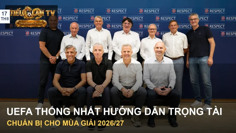 Cuộc họp giữa UEFA và các trưởng bộ phận trọng tài ở Nyon