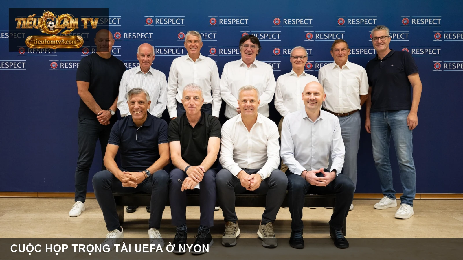 Đại biểu tại cuộc họp trọng tài UEFA ở Nyon