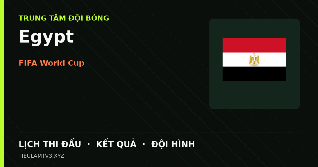 Đồ họa bóng đá Egypt tại FIFA World Cup