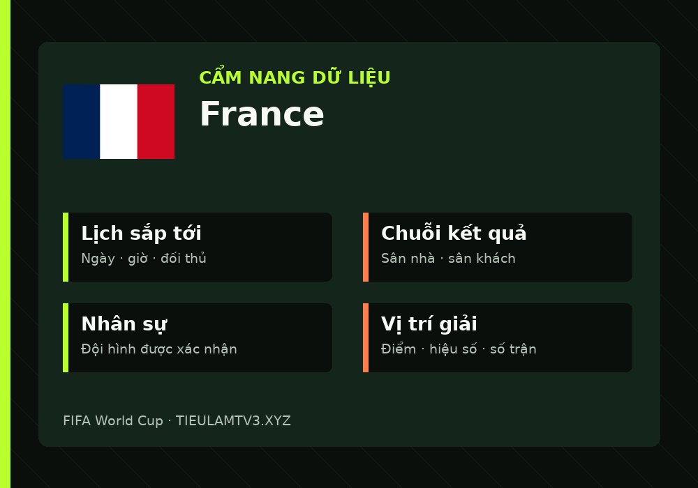 Phân tích phong độ và lối chơi France