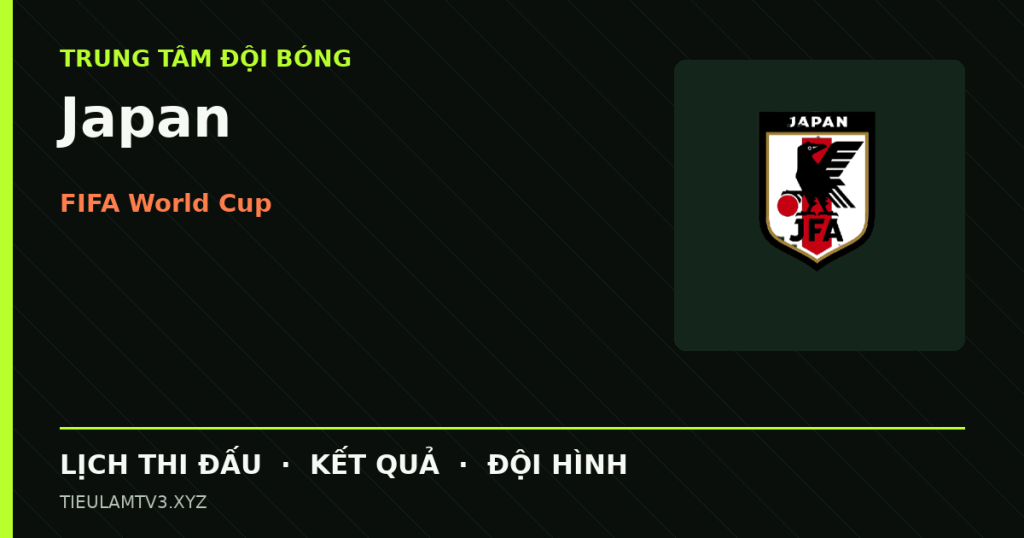 Đồ họa bóng đá Japan tại FIFA World Cup