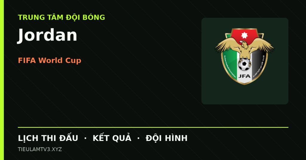 Đồ họa bóng đá Jordan tại FIFA World Cup