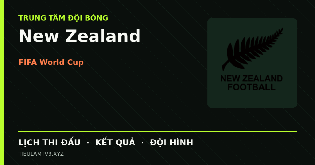 Đồ họa bóng đá New Zealand tại FIFA World Cup