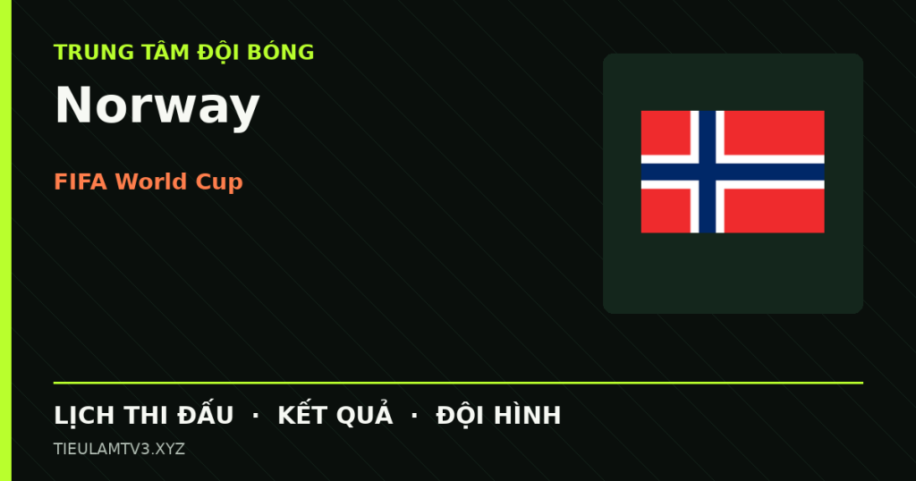 Đồ họa bóng đá Norway tại FIFA World Cup