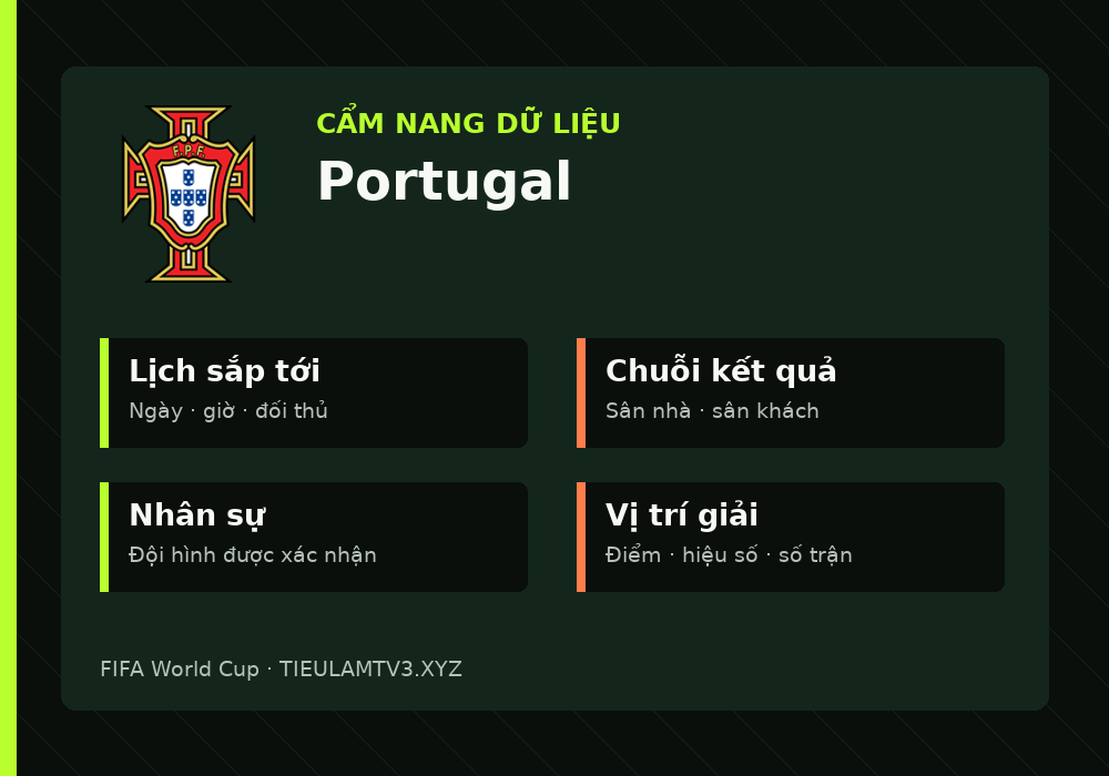 Phân tích phong độ và lối chơi Portugal